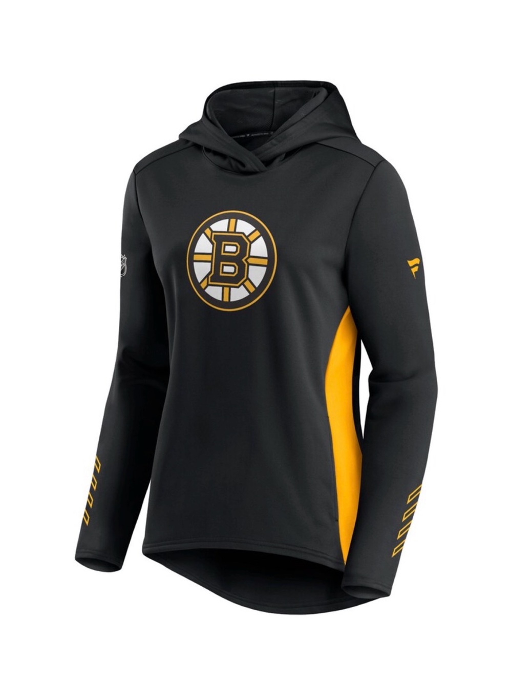 Boston Bruins Fanatics Black Hoodie with Authentic Pro NHL Label